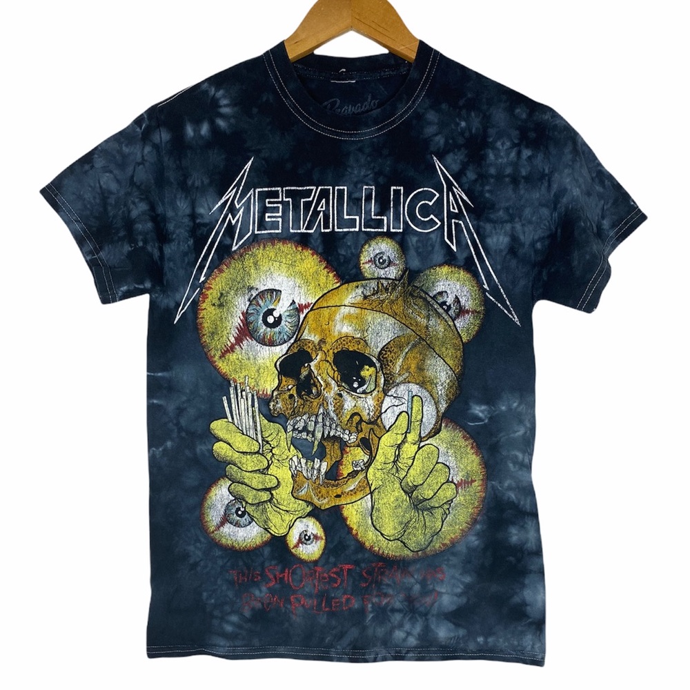 Bravado metallica acid wash gray vertigo tee small